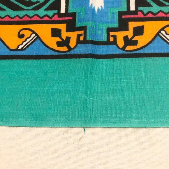 Vtg Wamcraft Bandana Scarf Handkerchief USA Cotton  Poly RN14193 - Picture 7 of 16